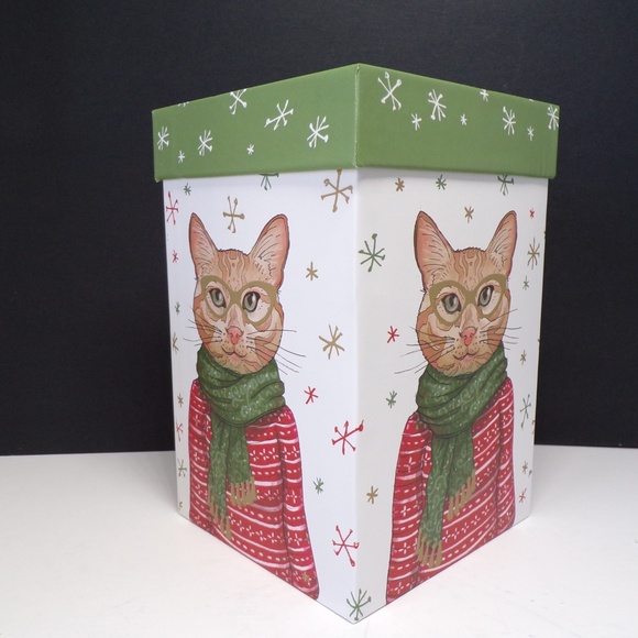 Travel Latte Cup GiftBox Christmas Cat 17oz HG1515 - Picture 6 of 8